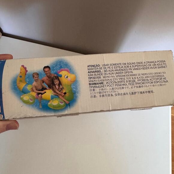 Intex The Wet Set Happy Giant Dragon Ride-On Pool Float Open Box - Picture 2 of 5